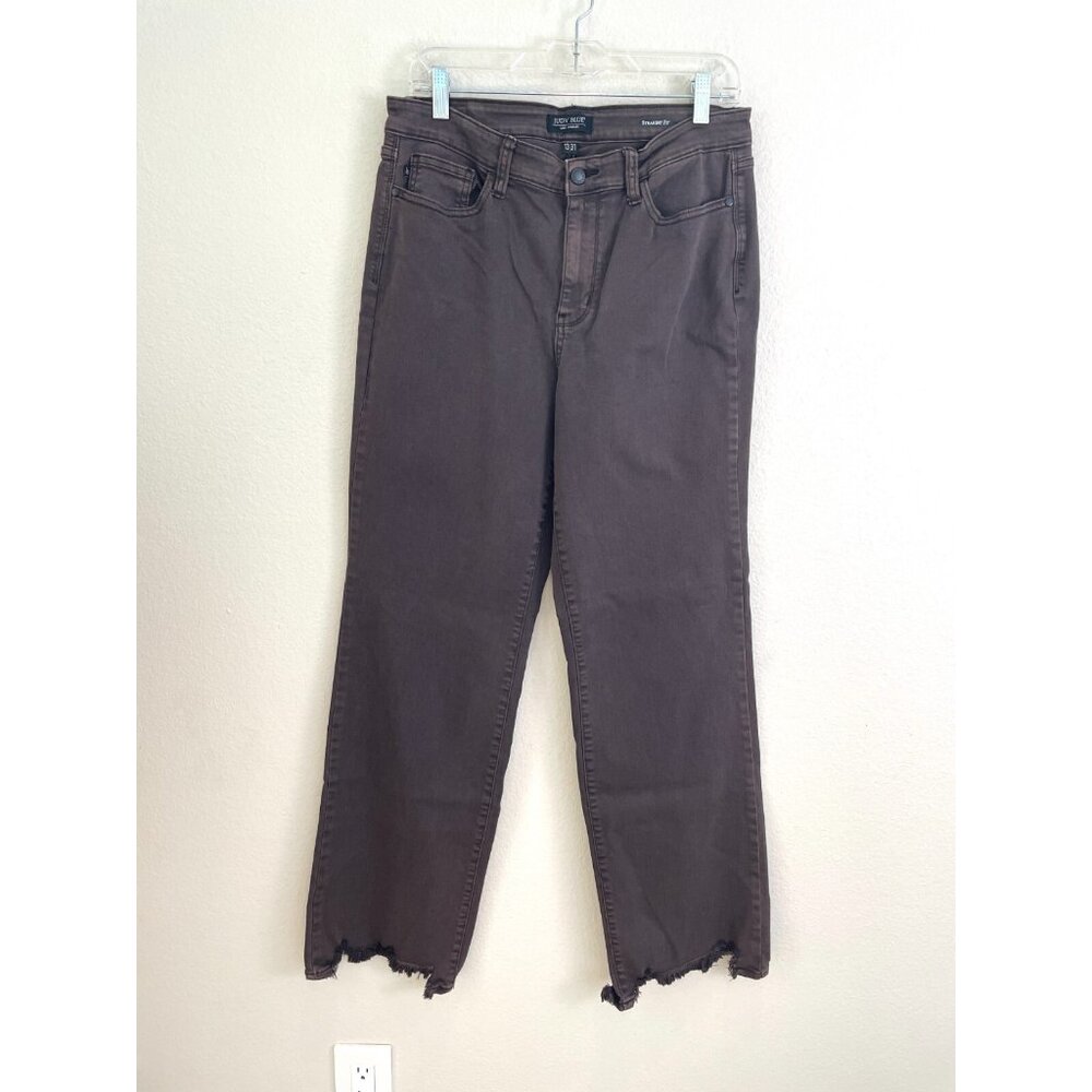 Judy Blue Womens‎ 31 Brown Straight Fit Jeans High Waist Denim